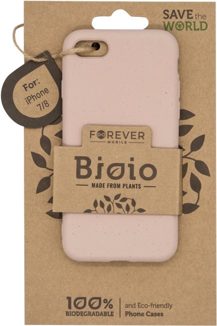 Forever Bioio iPhone 7/8/SE (2020) rózsaszín tok