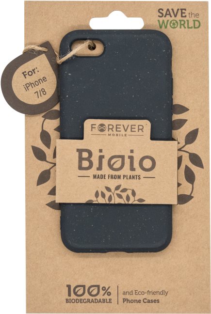 Forever Bioio iPhone 7/8/SE (2020) fekete tok