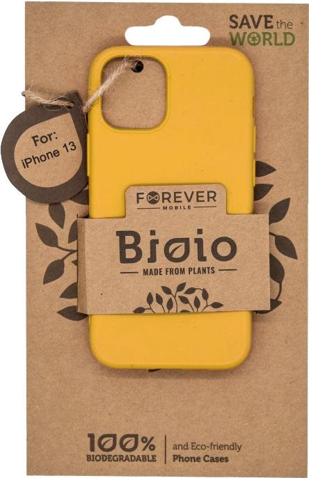 Forever Bioio Apple iPhone 13 sárga tok