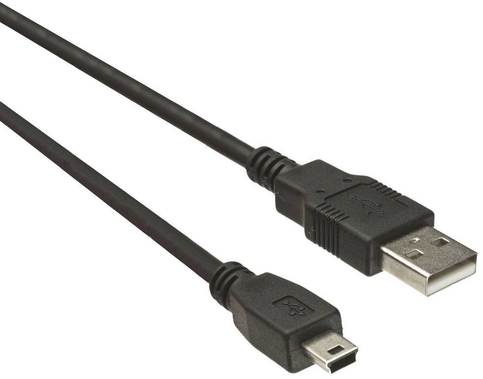 PremiumCord USB-A 2.0 to mini USB-B - 0,5m, fekete