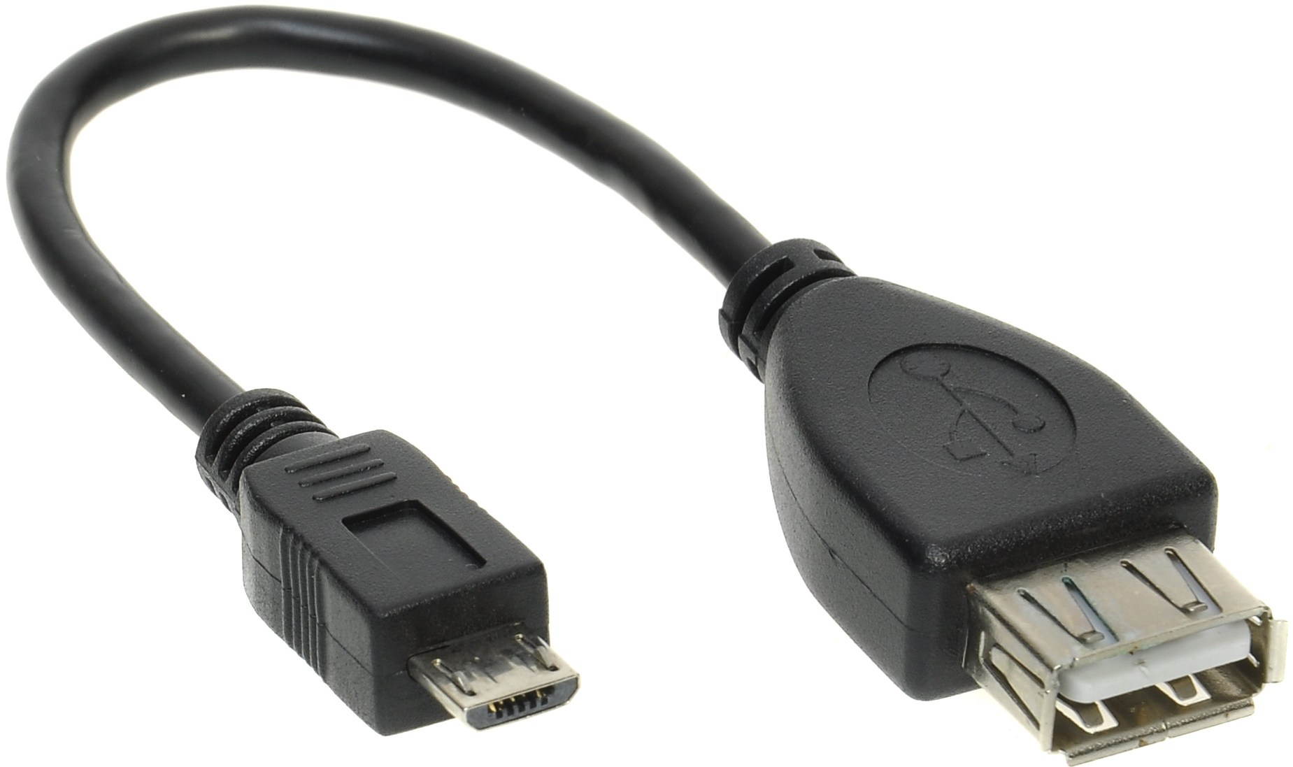 PremiumCord USB kábel, A/f - Micro USB/m 20 cm