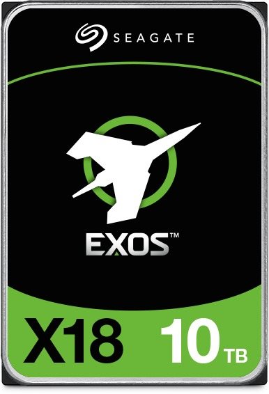 Seagate Exos X18 10TB Standard Model FastFormat (512e/4Kn) SATA