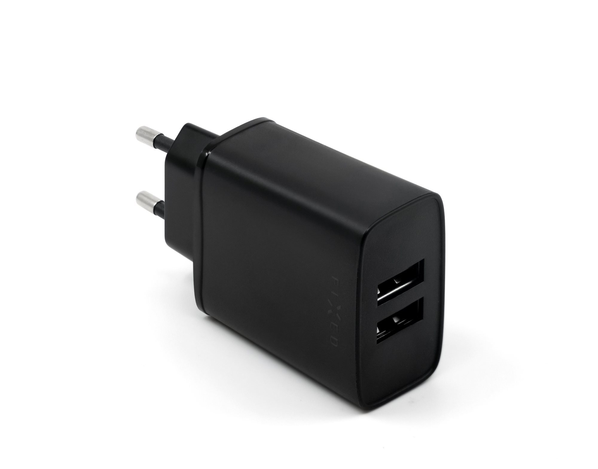 FIXED Smart Rapid Charge 2 x USB - 15W, fekete