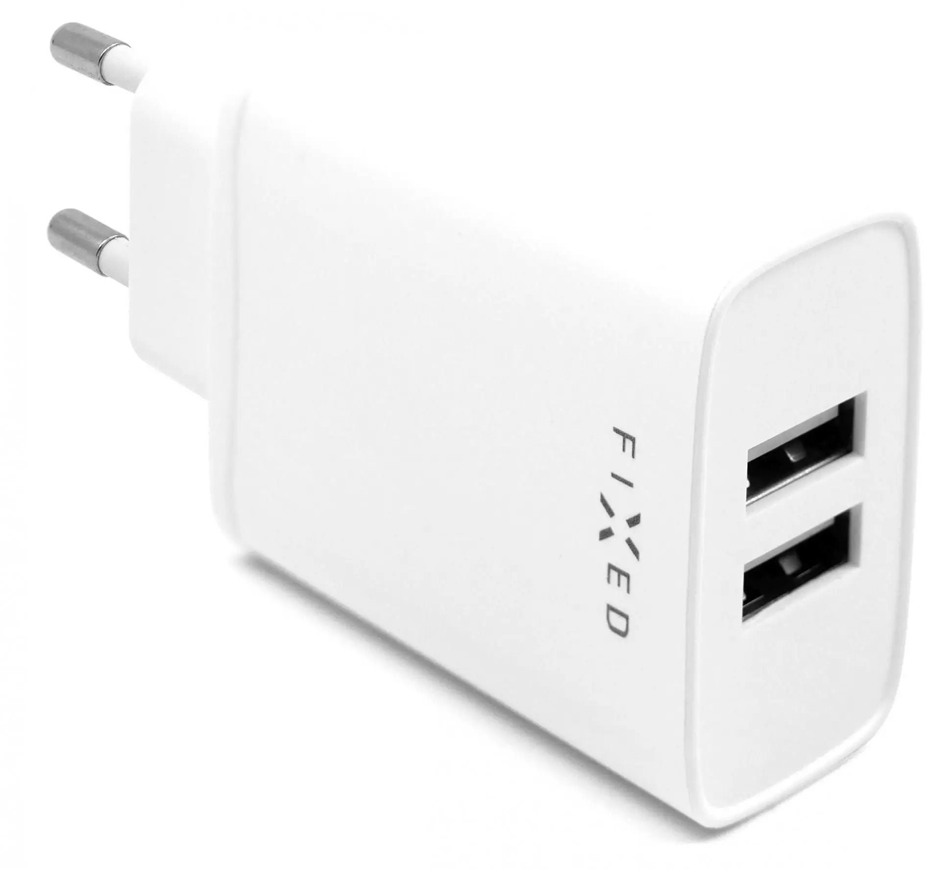 FIXED Smart Rapid Charge 2 x USB - 15W, fehér