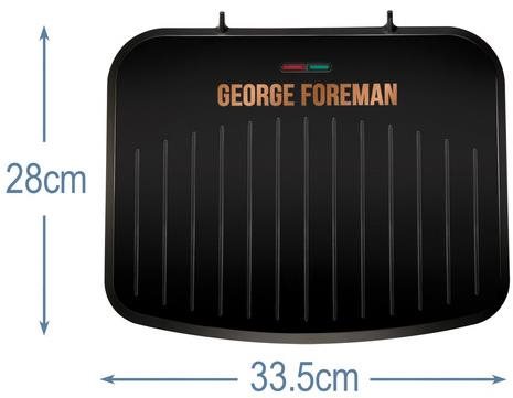 Kontakt grill George Foreman 25811-56 Fit Grill Copper Medium