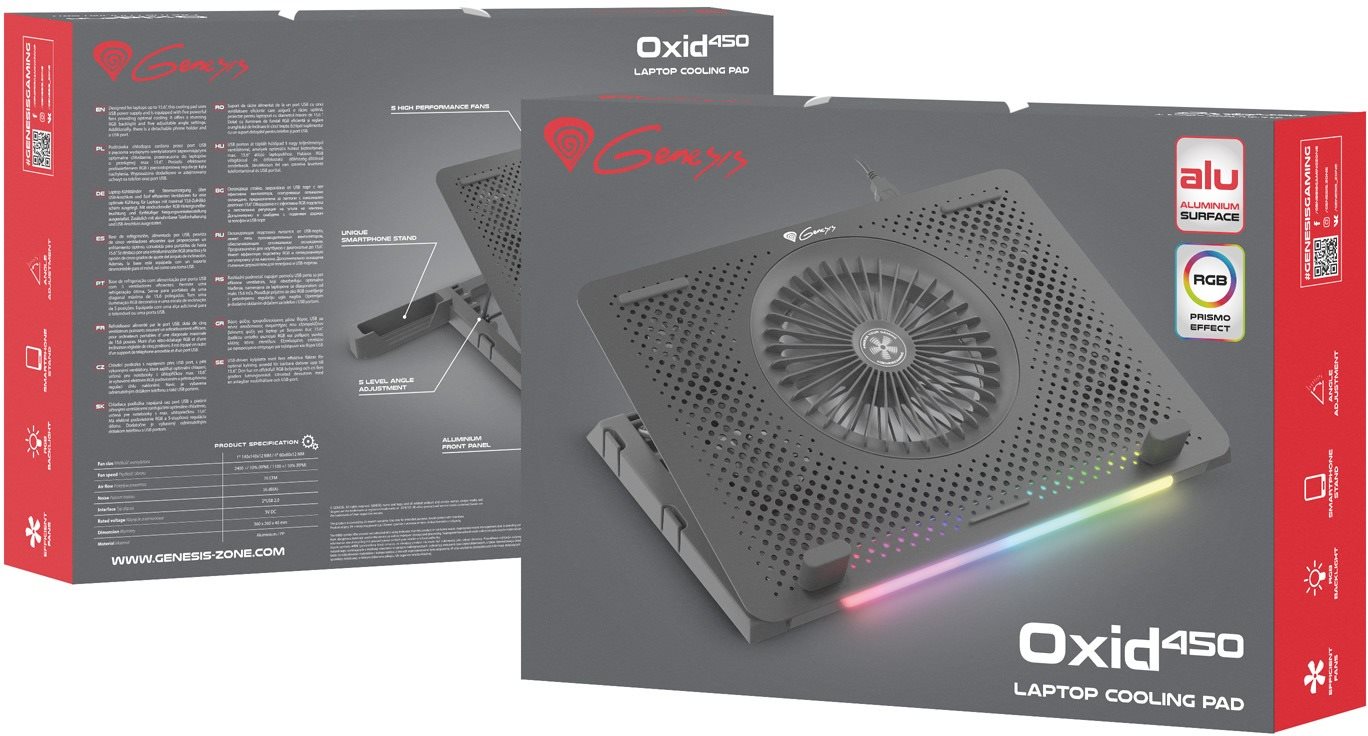 Genesis OXID 450, RGB, 15,6