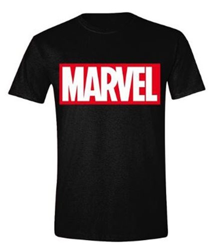 Marvel Box Logo póló - L