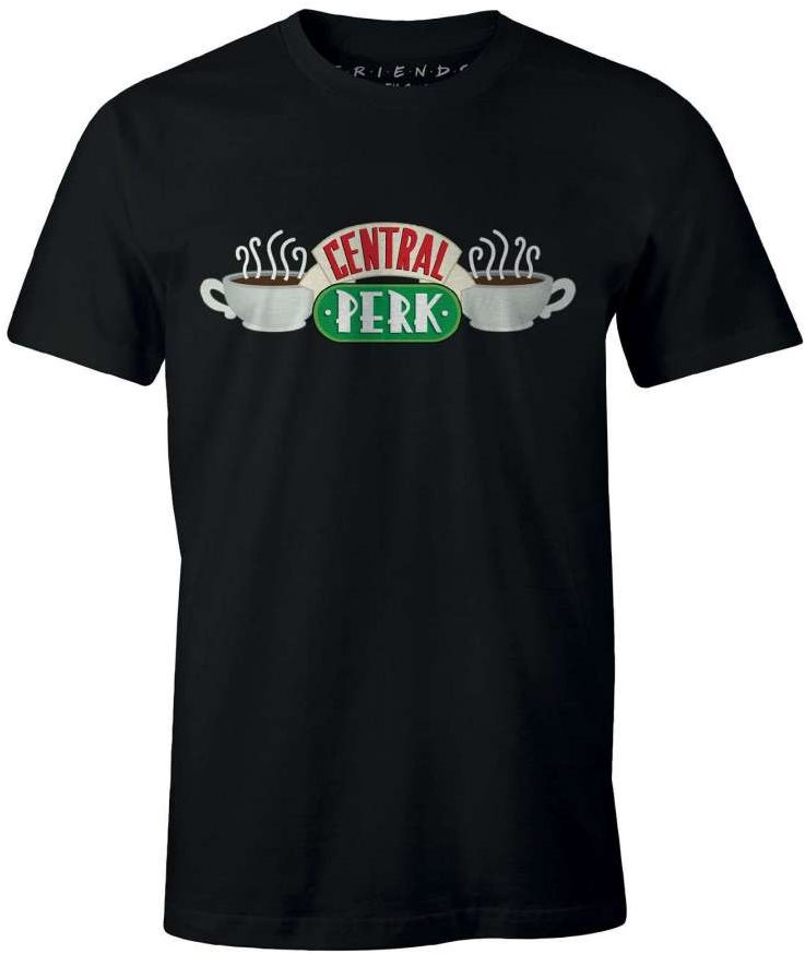 Jóbarátok - Central Perk - XL méretű fekete póló