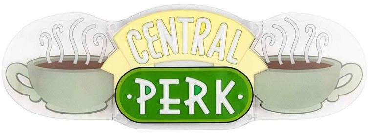 Díszvilágítás Jóbarátok - Central Perk - Neon logó a falra