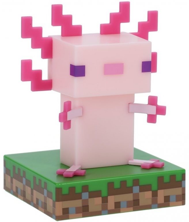 Minecraft - Axolot - világító figura