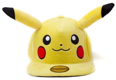 Pokémon - Pikachu fülekkel - baseballsapka