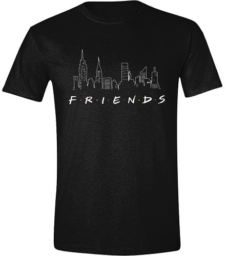 Friends - Logo and Skyline - póló, M