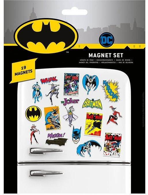 Batman - retro mágnesek 19 db