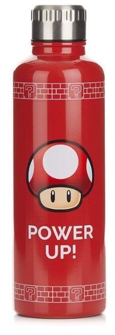 Nintendo - Super Mario Power Up - rozsdamentes acél palack