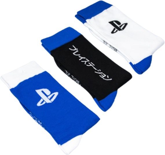 PlayStation - Japanese Inspired Socks - zokni 3x