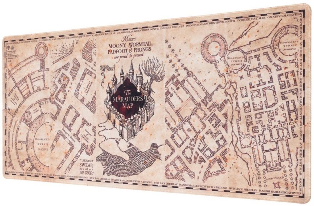 Harry Potter - Marauders Map - gamer egérpad asztalra