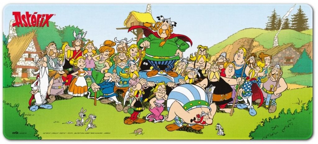 Asterix és Obelix - Characters - gamer egérpad asztalra