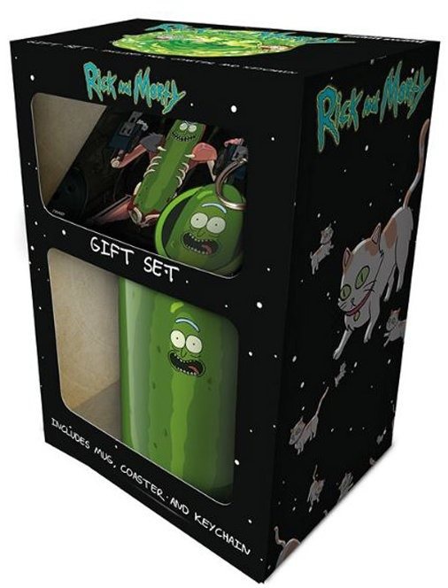 Rick And Morty - Pickle Rick - bögre + medál + poháralátét