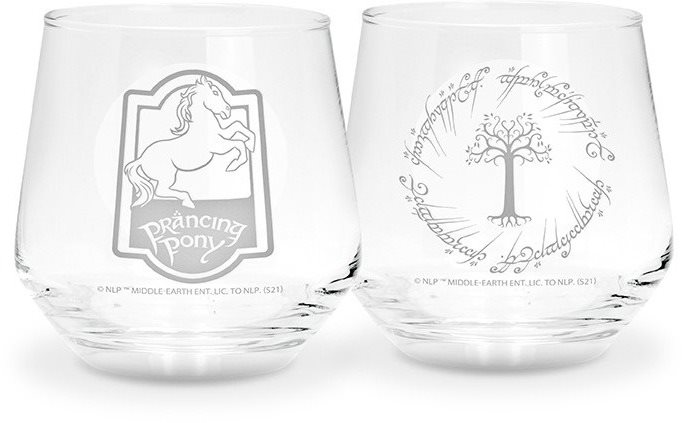 Lord of the Rings - Prancing Pony and Gondor Tree - pohár 2db