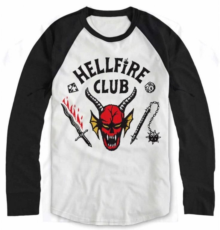 Stranger Things - Hellfire Club - hosszú ujjú póló