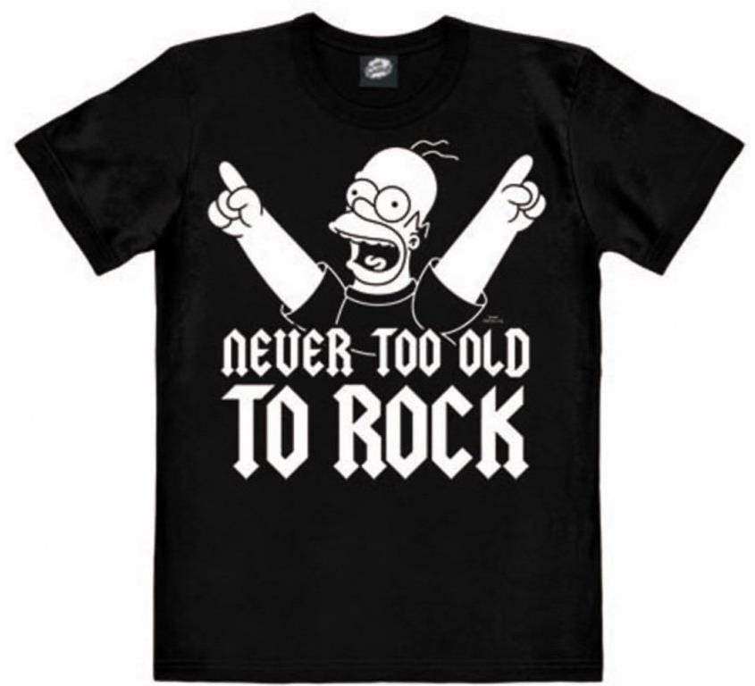 The Simpsons - Never Too Old To Rock - póló XXL