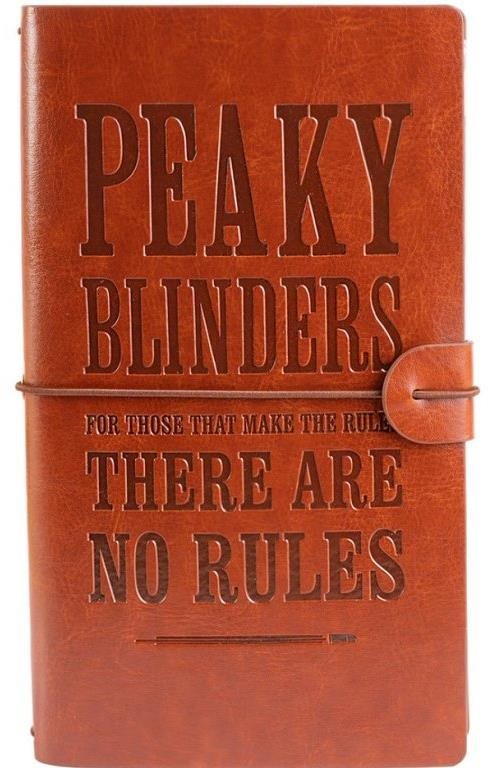 Peaky Blinders - There Are No Rules - utazási jegyzetfüzet