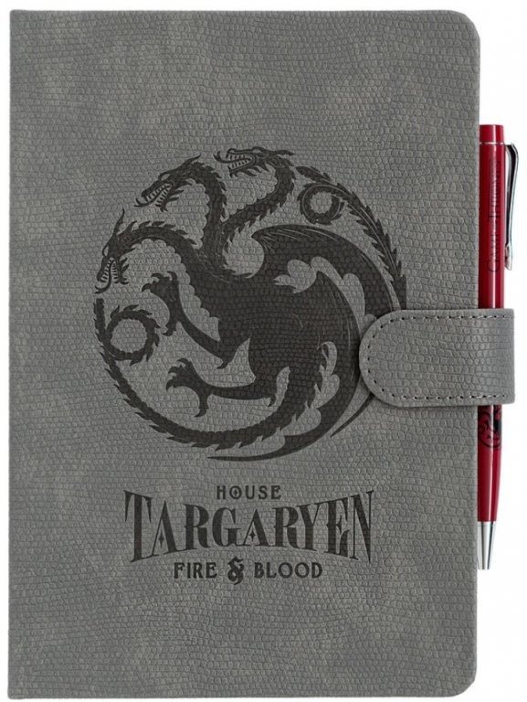 House of the Dragon - Targaryen - jegyzetfüzet tollal