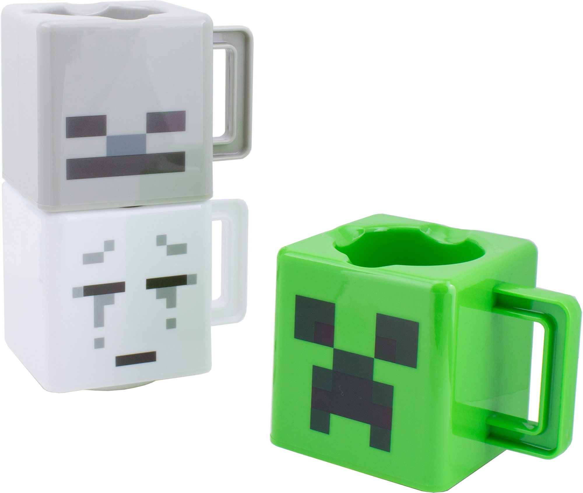 Minecraft - Stacking Mugs - 3 bögréből álló készlet