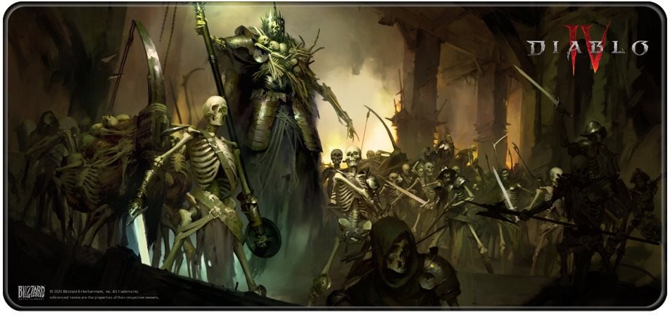 Diablo IV - Skeleton King - Egér és billentyűzetpad