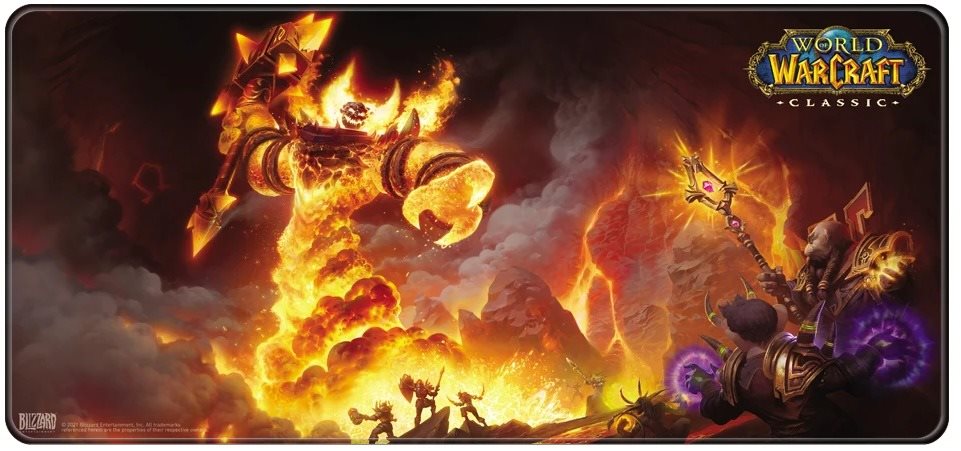 World of Warcraft Classic - Ragnaros - Egér és billentyűzet alátét