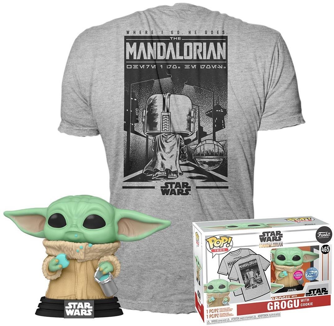 Star Wars: Mandalorian - póló és figura