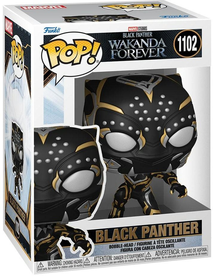 Funko POP! Black Panther: Wakanda Forever - Black Panther (Bobble-head)
