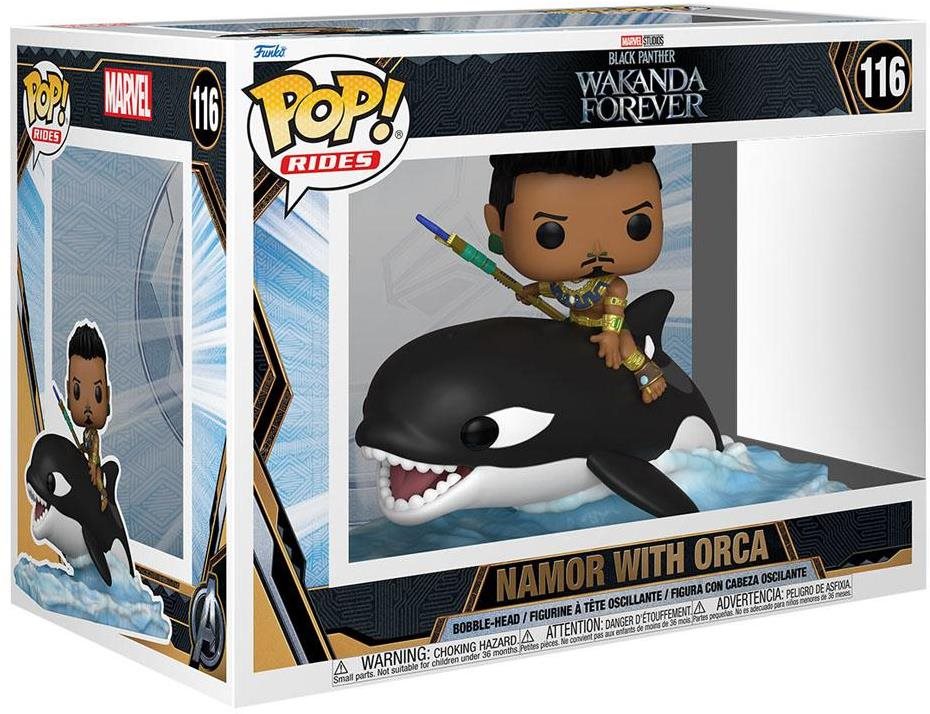 Funko POP! Black Panther - Namor with Orca (Super Deluxe)
