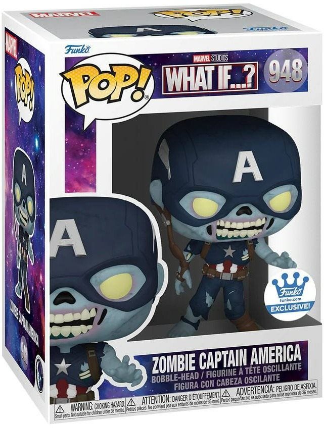 Funko POP! What if…? - Zombie Captain America (Bobble-head)