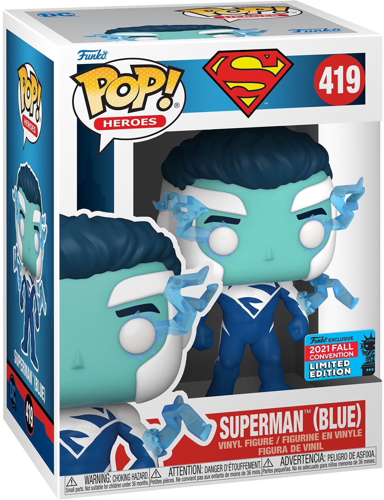 Funko POP! Heroes DC - Superman (Blue) (NYCC LE)
