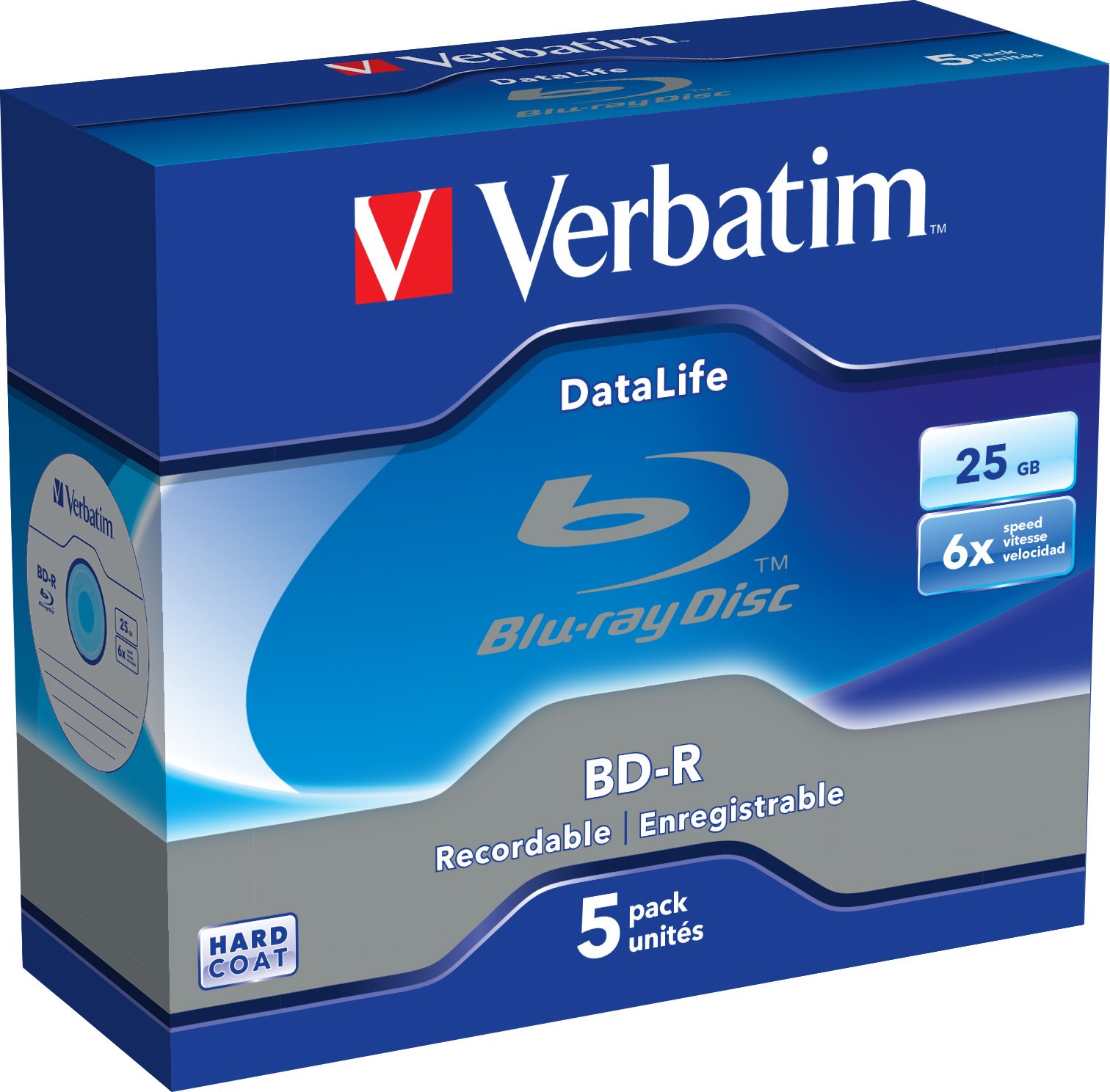 Verbatim BD-R Datalife 25GB 6x, 5db