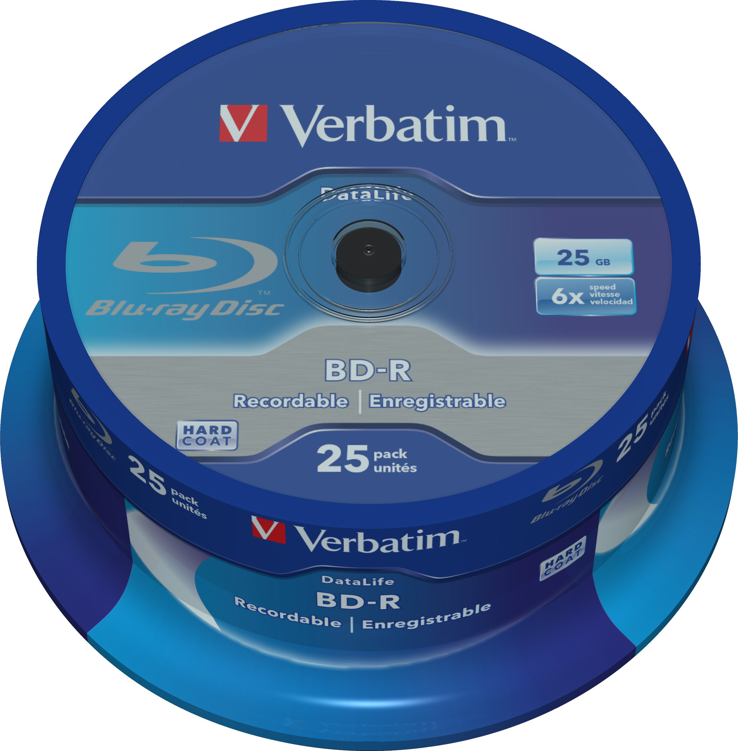 VERBATIM BD-R SL DataLife 25GB, 6x, spindle 25 db
