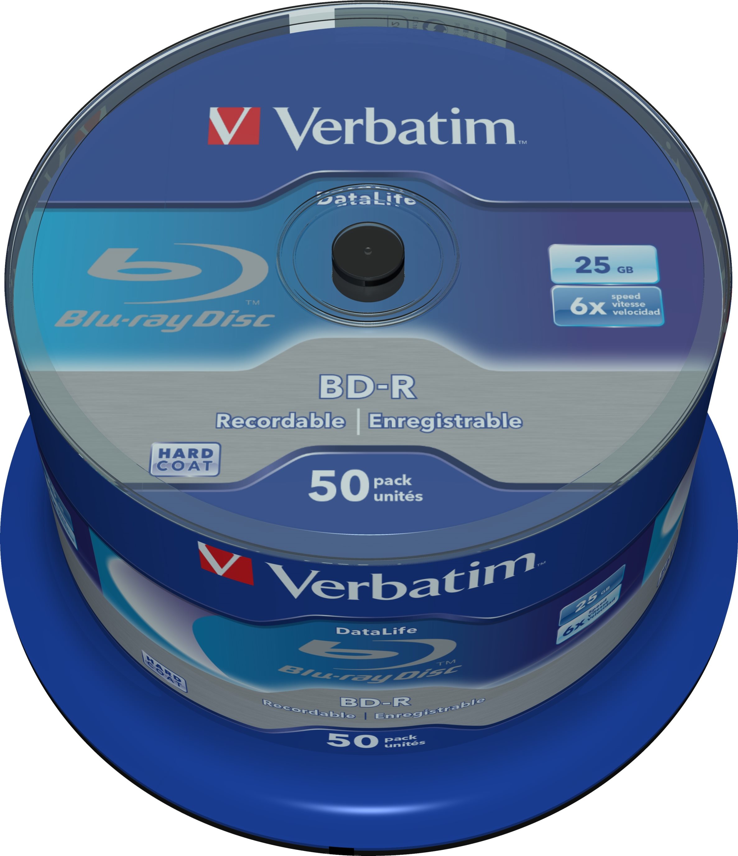 VERBATIM BD-R SL DataLife 25GB, 6x, spindle 50 db