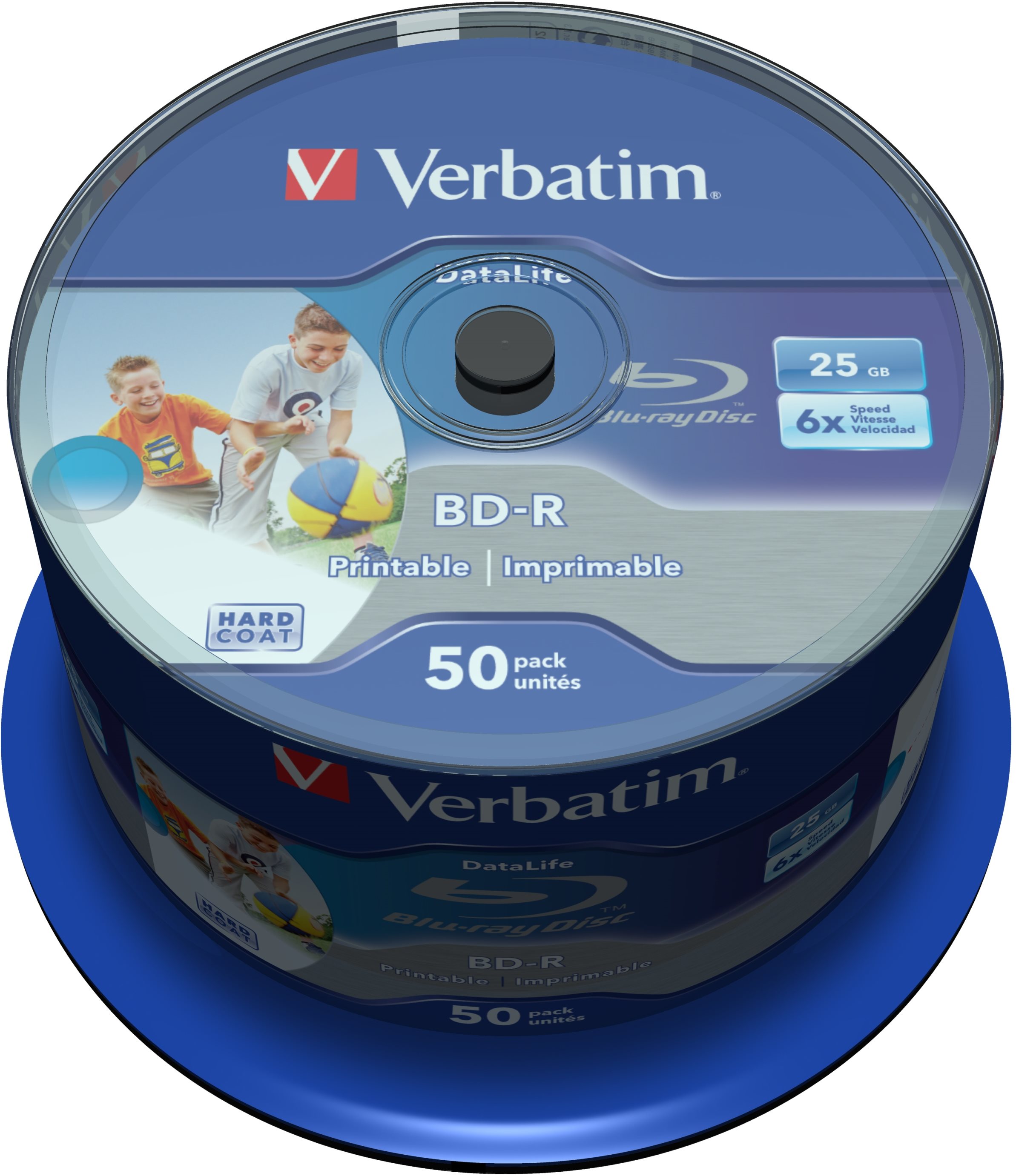 VERBATIM BD-R SL DataLife 25GB, 6x, printable, spindle 50 db