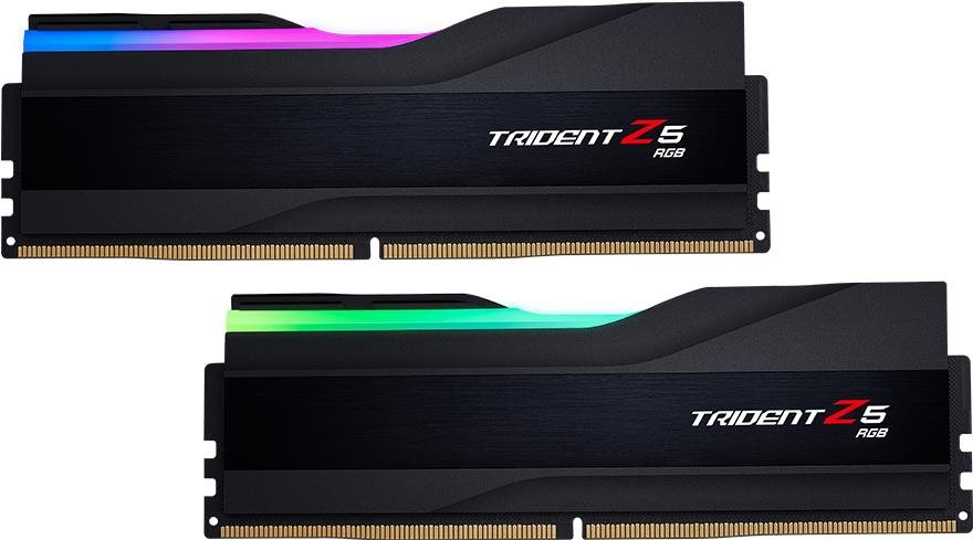 RAM memória G.SKILL 64GB KIT DDR5 6400MHz CL32 Trident Z5 RGB Black