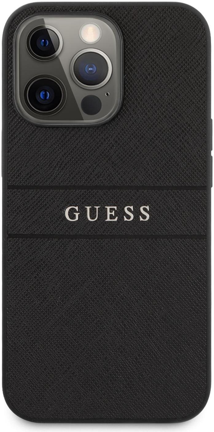 Guess PU Leather Saffiano Apple iPhone 13 Pro Max Black tok