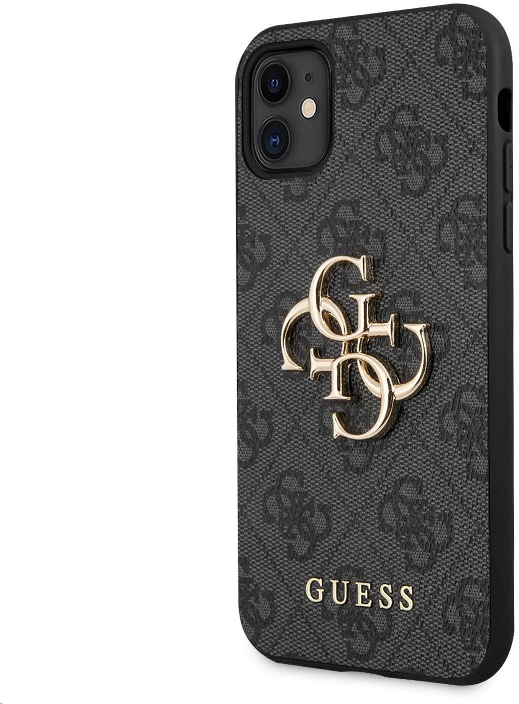 Guess PU 4G Metal Logo Apple iPhone 11 Grey tok