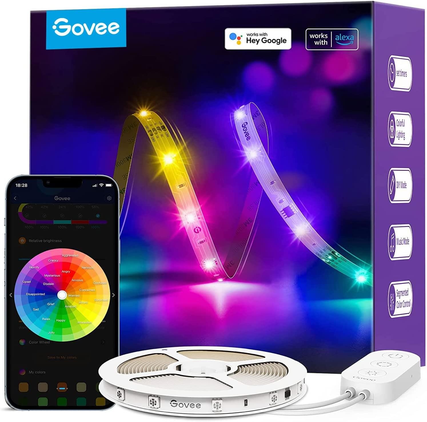 Govee WiFi RGBIC Smart LED PRO LED szalag 10m