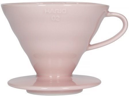 Hario Dripper V60-02, kerámia, rózsaszín