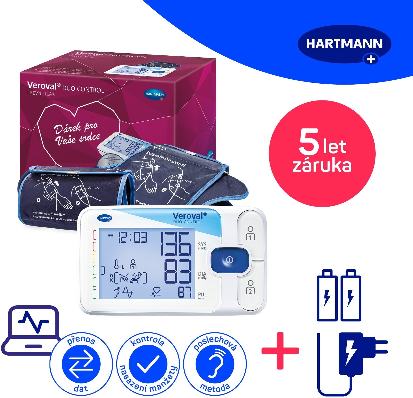 Hartmann Veroval® Duo Control ajándékcsomag
