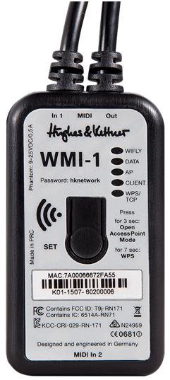 Hughes & Kettner WMI-1 Wireless Midi Interface