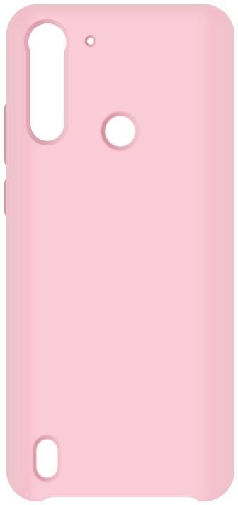 Hishell Premium Liquid Silicone Motorola Moto G8 Power Lite rózsaszín tok