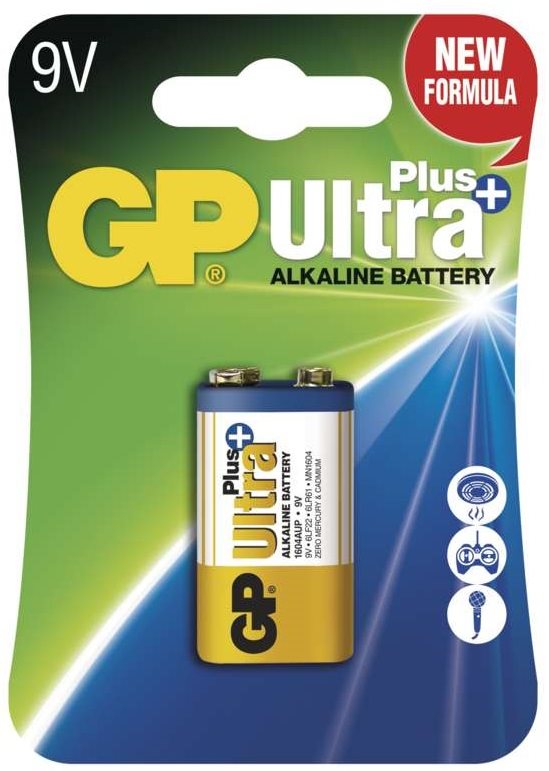 GP Ultra Plus Alkaline 9V 1db bliszter