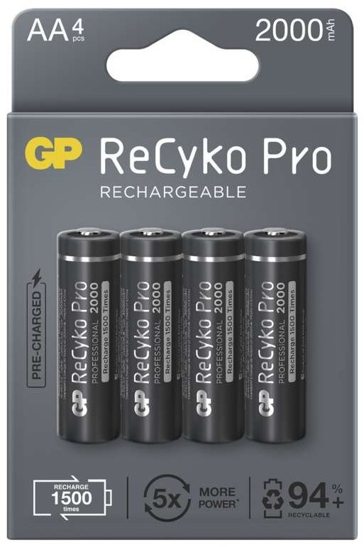 GP ReCyko Pro Professional AA (HR6), 4 db