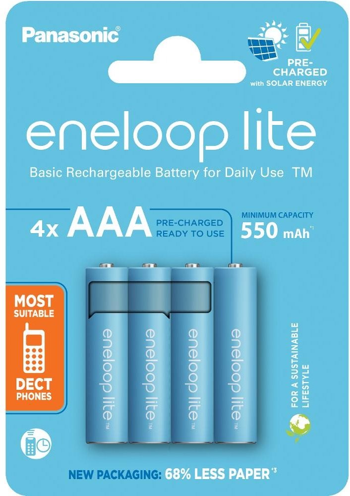 Panasonic eneloop HR03 AAA 4LCCE/4BE ENELOOP LITE N